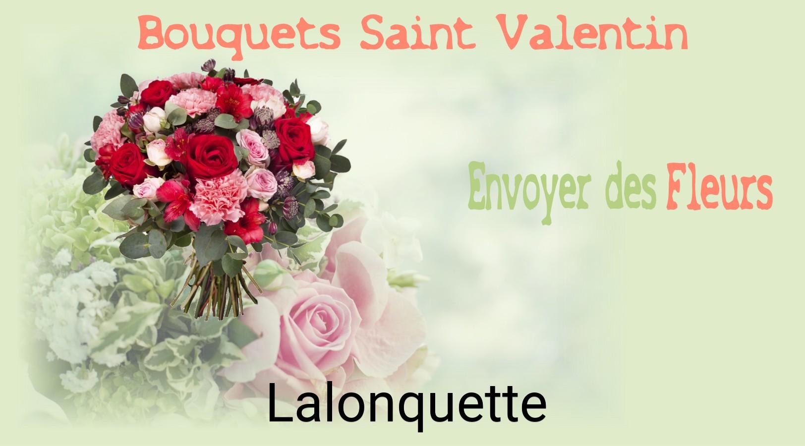 Roses de Saint-Valentin livrées à Lalonquette